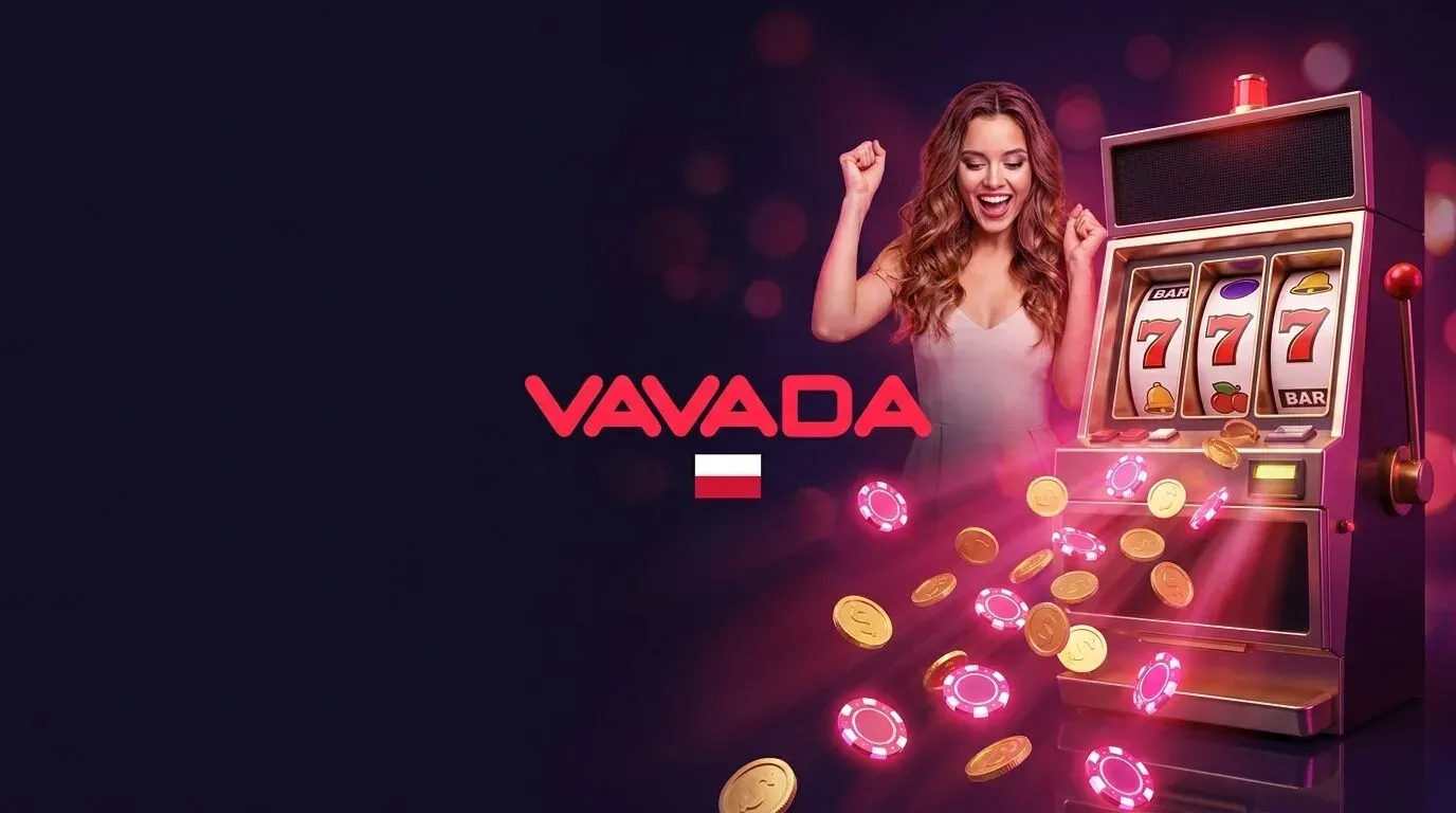 Woman celebrating slot machine w